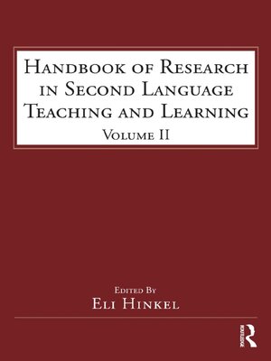 cover image of Handbook of Research in Second Language Teaching and Learning